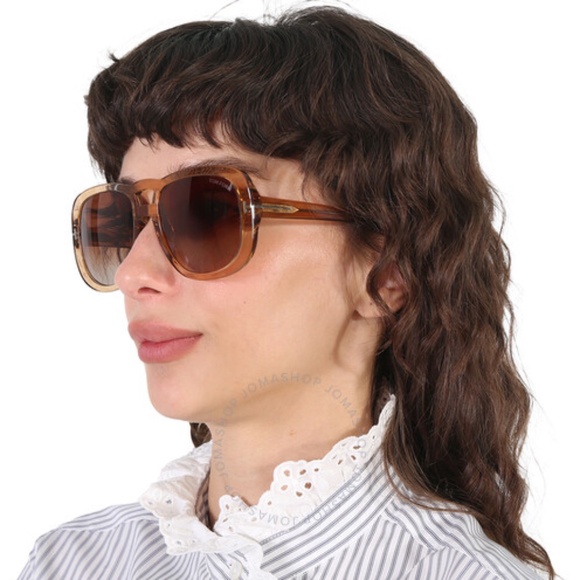 NEW TOM FORD TF1012 45F WOMEN SUNGLASSES TOM FORD BILLIE FT1012 45F EYEWEAR - Picture 1 of 11